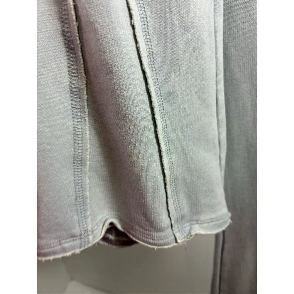 Out From Under Urban Outfitters Fold Flare Pant in Light Gray Bluish Size L